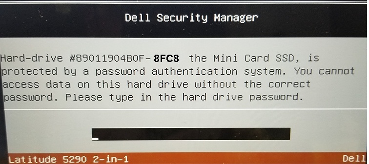 Dell 8FC8 HDD password