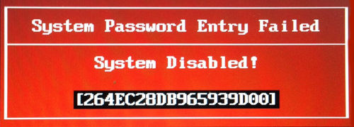 samsung system disabled bios master password